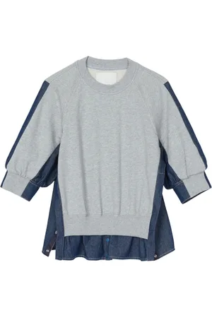 3.1 Phillip Lim Sweatshirt med paneler