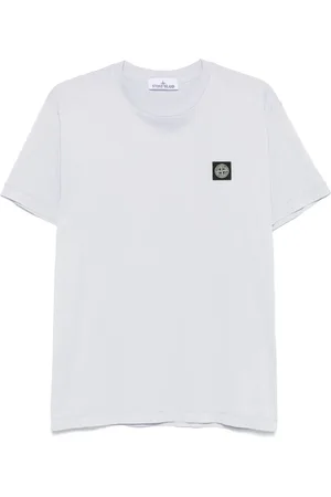 Stone Island T-shirt med logomærke