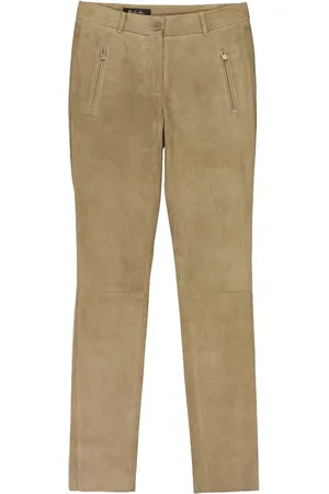 Loro Piana Læder Brown skinny-bukser