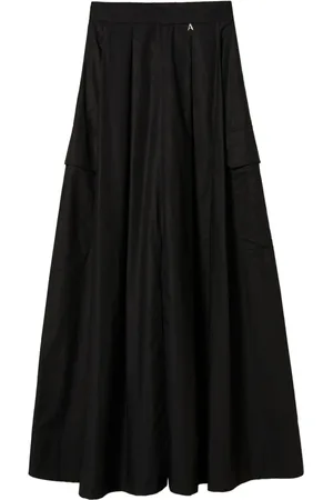 Twin-Set Plisseret nederdel i poplin