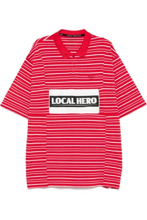 MARTINE ROSE Stribet polo