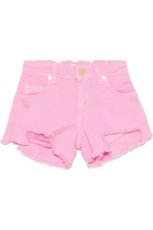 MISS GRANT Shorts med frynset skygge