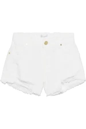 MISS GRANT Shorts med slitageeffekt