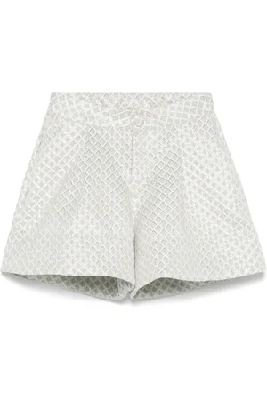 MISS GRANT Badeshorts med geometrisk mønster
