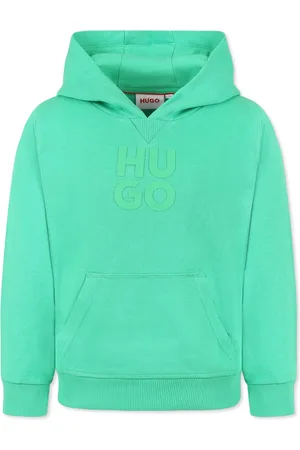 HUGO BOSS Hættetrøje med logo-applikation