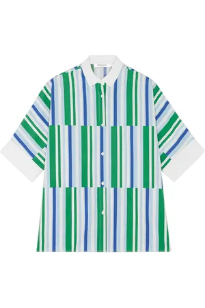 Maison Kitsuné Stribet skjorte