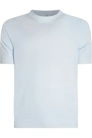 Malo Finstrikket T-shirt i bomuld