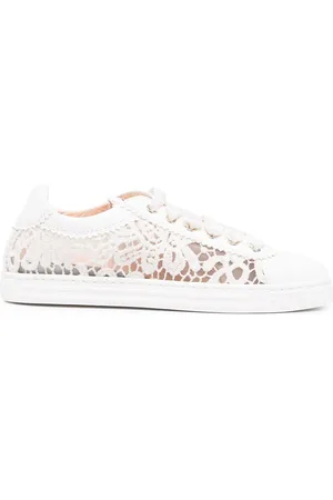 AGL ATTILIO GIUSTI LEOMBRUNI Low-top sneakers med blonder