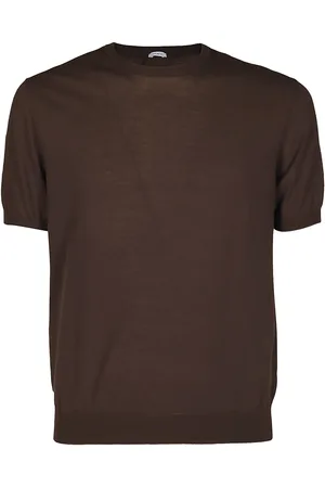 Malo Finstrikket T-shirt i bomuld