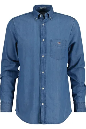 GANT Denimskjorte med logobroderi