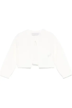 MONNALISA Cardigan med krystallogo