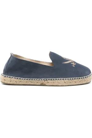 MANEBI Espadriller i ruskind