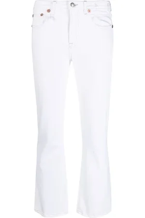 R13 Cropped jeans med svaj