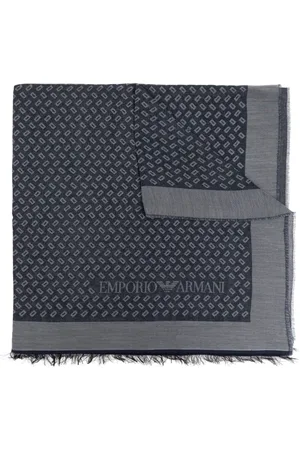 Emporio Armani Tørklæde med logotryk