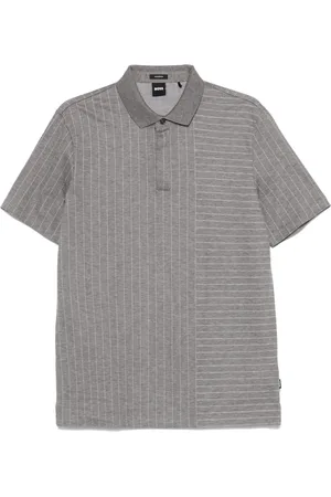 HUGO BOSS Polo med blandede striber