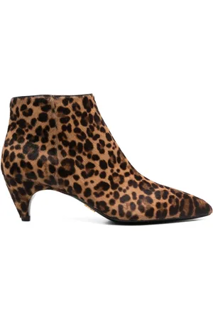 Prada 60mm støvler med leopardtryk