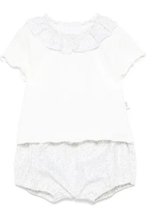 TEDDY & MINOU T-shirt og shortssæt med blomstertryk