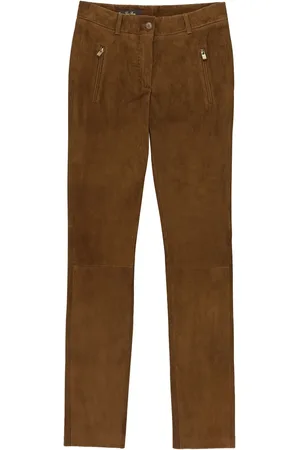 Loro Piana Bukser i lammeskind med lige ben