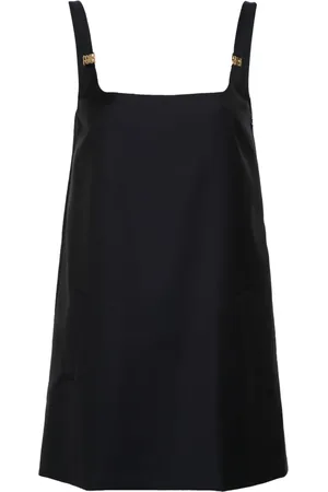 Miu Miu Kort kjole med logoplade