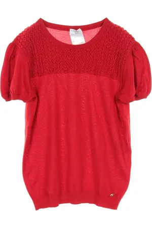 CHANEL Strikket T-shirt fra 1986-1988