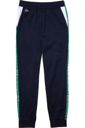Lacoste Marineblå joggingbukser med logobånd