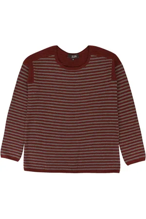 Loro Piana Stribet sweater i kashmir
