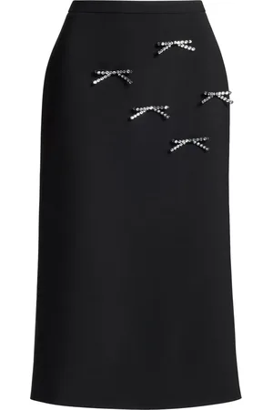 Elie saab Midi nederdel med sløjfedetalje