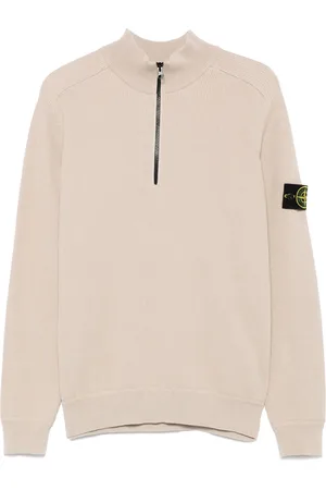 Stone Island Sweater med kompasmærke