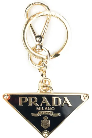 Prada Nøglering med trekantet logo