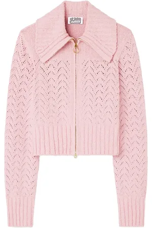ST. JOHN Re-Edition cardigan med chevron-mønster