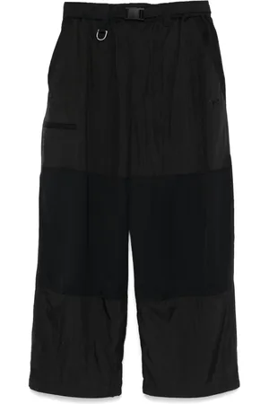 Y-3 Joggingbukser med brede ben og logotryk
