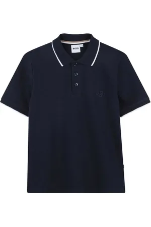 HUGO BOSS Polo med broderet logo