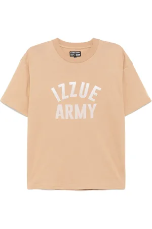 Izzue T-shirt med logobroderi