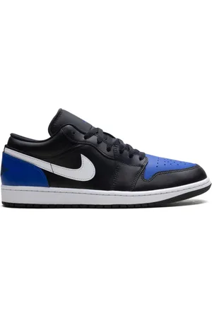 Jordan 1 Low Black/Royal Toe sneakers