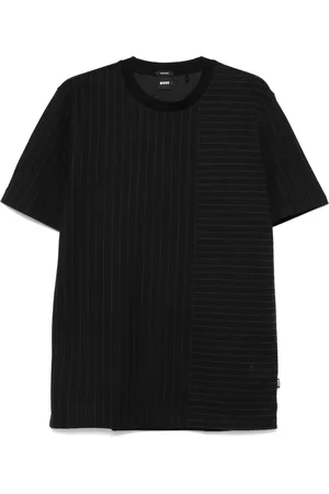 HUGO BOSS T-shirt med blandede striber