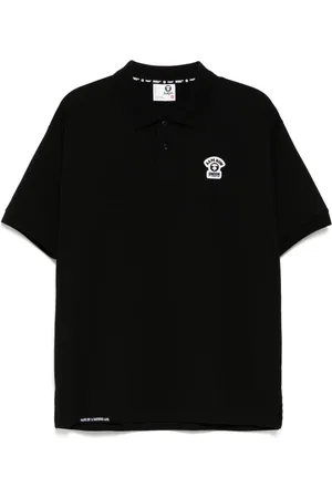 A Bathing Ape Polo med moonface-logo
