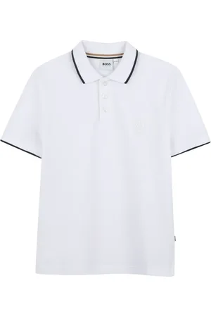 HUGO BOSS Polo med broderet logo