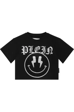 Philipp Plein Cropped Smile T-shirt