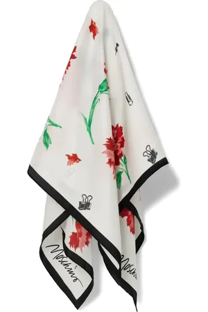 Moschino Tørklæde med blomstertryk