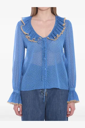 VALENTINO GARAVANI Polkaprikket bluse