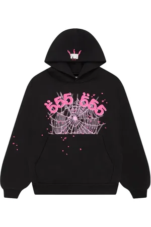 Sp5der 555 Web Black/Pink hættetrøje