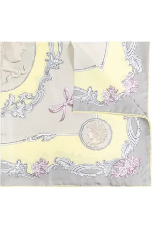 VERSACE Stor Cameo silketørklæde