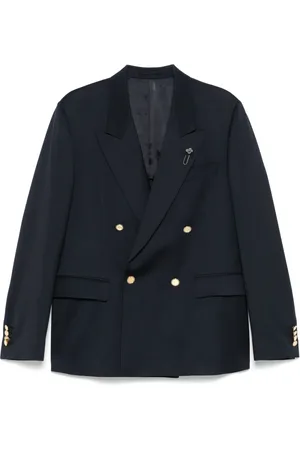 LARDINI Dobbeltradet blazer