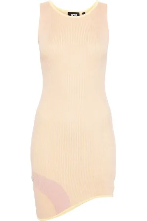 GCDS Asymmetrisk Comma kjole i rib