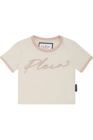 Philipp Plein T-shirt med logobroderi