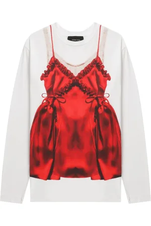 Simone Rocha T-shirt med Negligee-tryk
