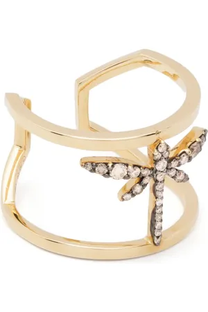 ANAPSARA Dragonfly ring i 18 karat guld med diamant