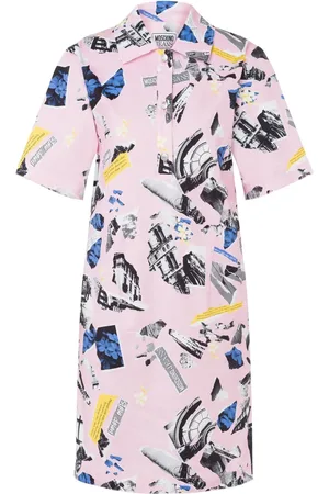Moschino Kort kjole med tryk