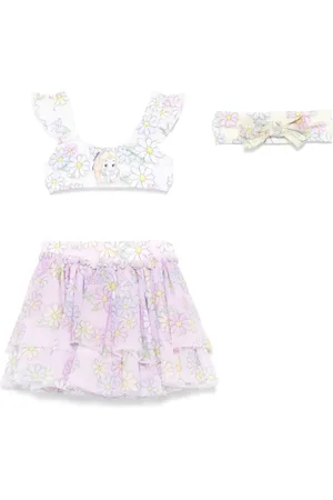 MONNALISA X Disney bikinisæt med blomstret tryk