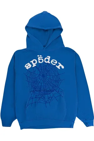 Sp5der OG Web V2 "Blue" hættetrøje
